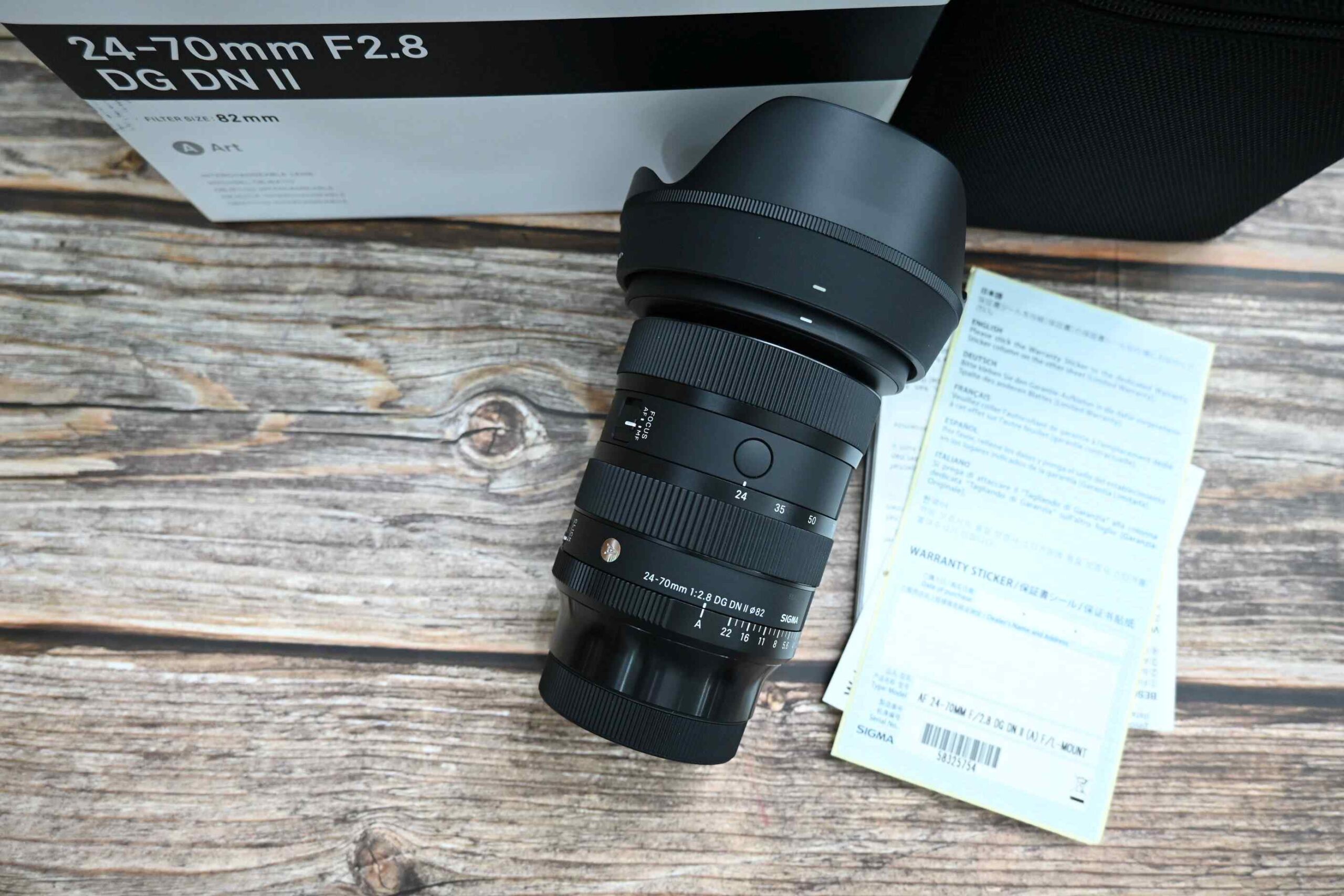 Ống Kính Sigma 24-70mm DG DN Art Mark II L-Mount Ken Camera